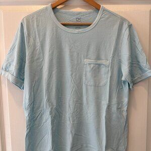 Outerknown Sojourn Pocket Tee Large Sky Blue